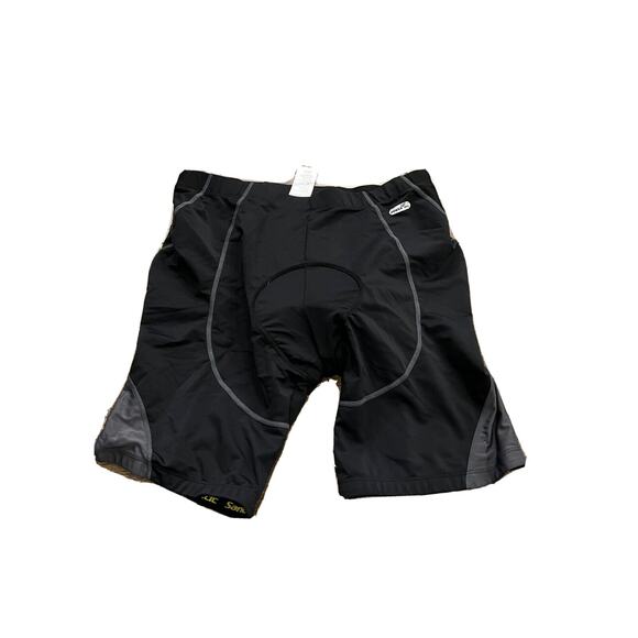 Santic Other - Santic Mens Black Cycling Padded Athletic Shorts Size 2XL XXL